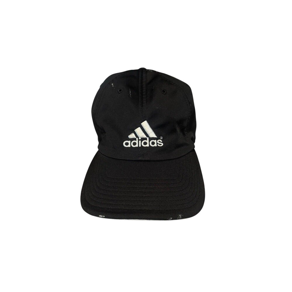 Adidas Slideback Black Hat OSFA Embroidered Adjustable
